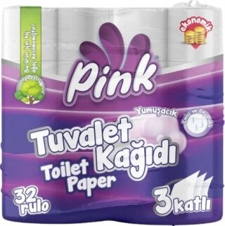 Pink 3 Katlı Tuvalet Kağıdı 32 Rulo Tuvalet Kağıdı kullananlar yorumlar